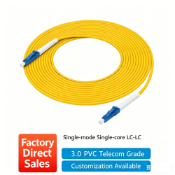 3m LC-LC Fibre monomode Duplex, Câble de raccordement qualité télécom, 1 cœur